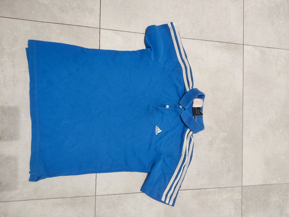 Niebieska koszulka Adidas