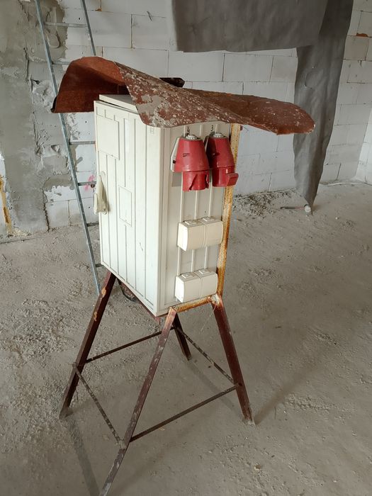 Skrzynka elektryczna budowlana prąd budowlany
