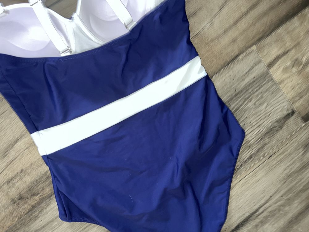 Retro boho nowy strój kąpielowy jednoczęściowy r.40 r.L cudny