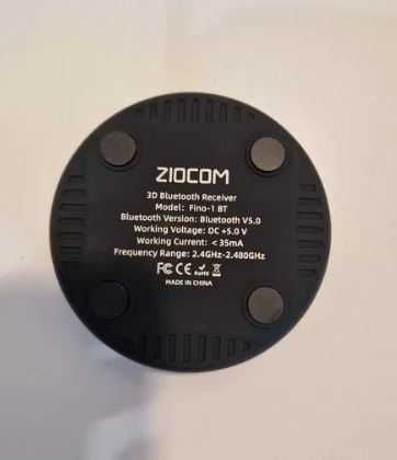 Odbiornik Bluetooth ZIOCOM do podłączenia głośników-3,5 mm Aux, RCA
