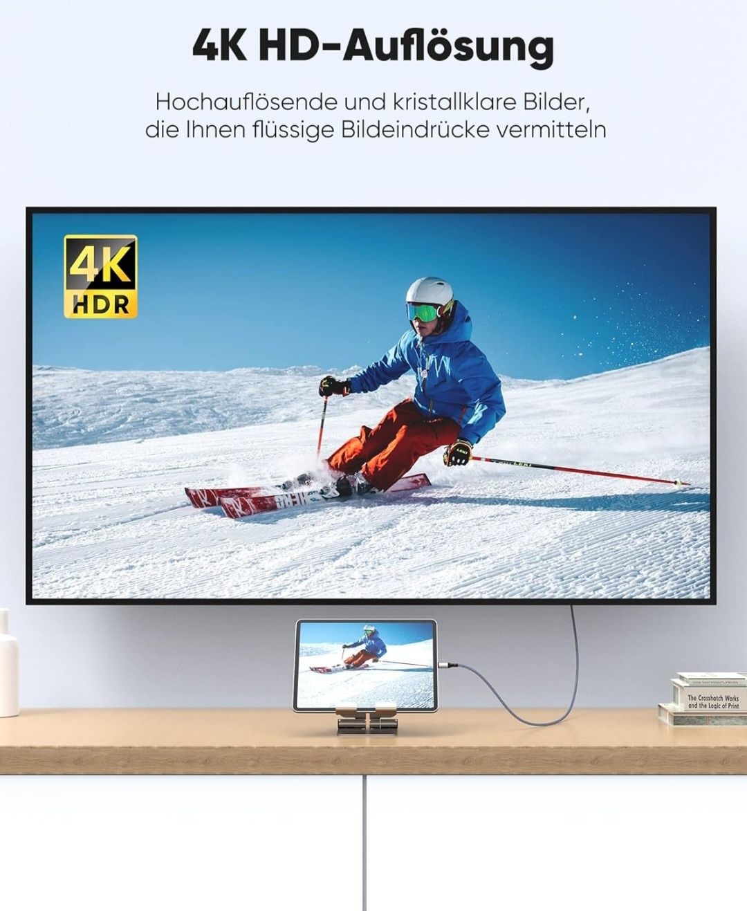 Highwings Kabel USB C na HDMI 4K 1,8 m