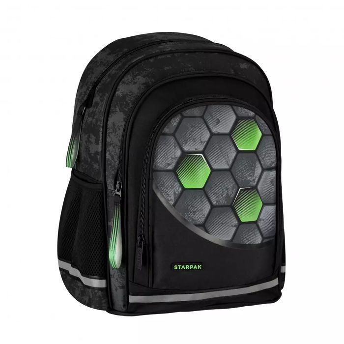 Plecak Szkolny Football Piłka zielony Starpak 527190. Starpak