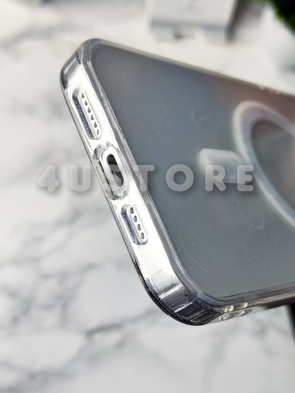 Чехол Clear Magsafe на iPhone 15 Pro Max прозрачный, чохол прозорий