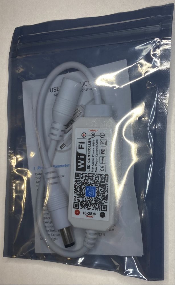 NOWY Sterownik Kontroler taśm LED MONO WiFi Android iOS