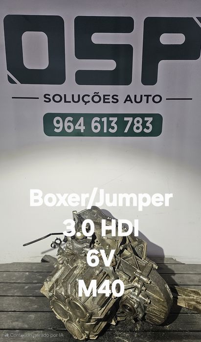 Caixa velocidades Boxer/Jumper e Ducato 3.0 HDI