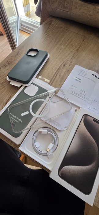 iPhone 15 Pro Max 256GB Tytan Naturalny Stan Idealny