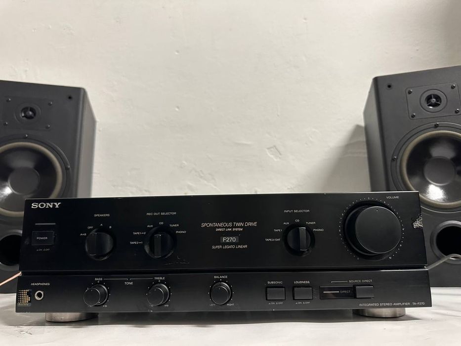 Wzmacniacz stereo Sony TA-F 270, 2*80 Watt, Japan