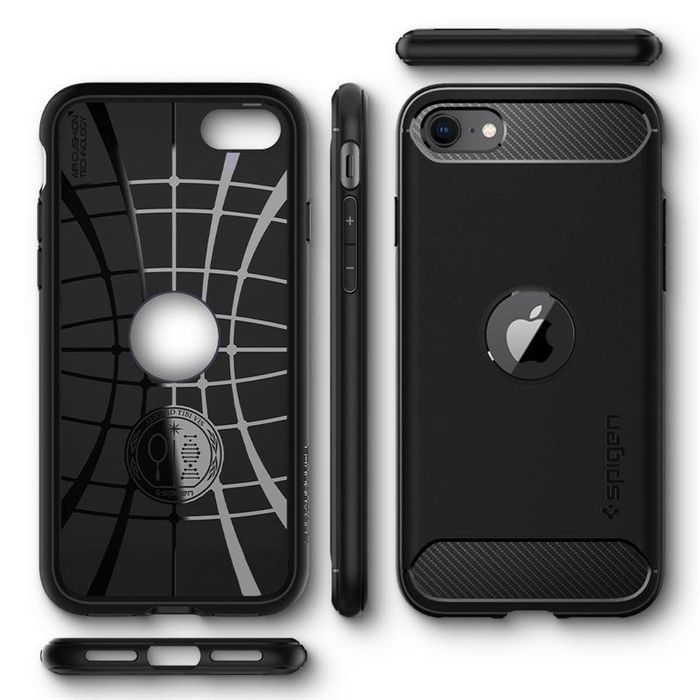 Spigen Rugged Armor Iphone Se 2020 / 2022 Black