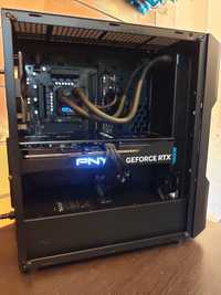 i9-13900K,LED Komputer do Gier,32 GB DDR5,RTX 4080S,woda,SSD,Win 11