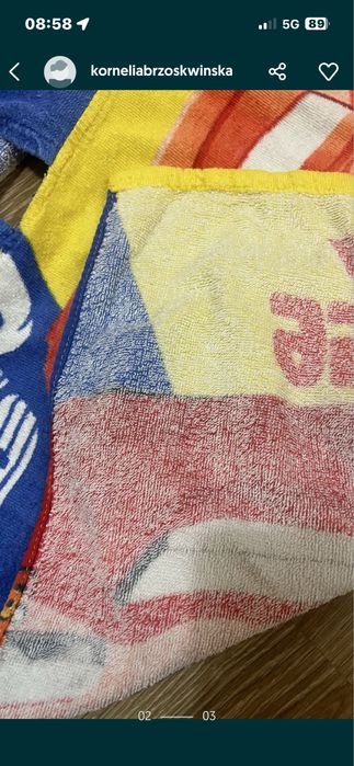 ręcznik zygzak mcqueen dla dziecka