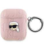 Karl Lagerfeld KLA2PGKIPP AirPods 1/2 cover różowy/pink Monogram Karl