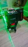 Poziomica laserowa / Laser krzyżowy ze statywem 16 linii 4d 360