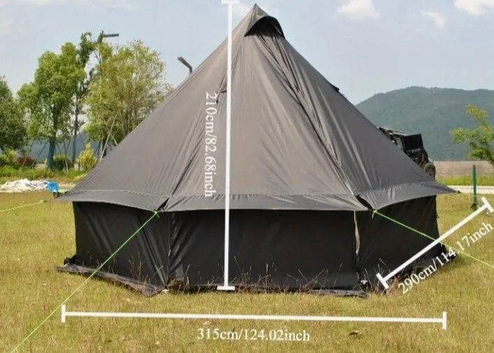 Namiot pod piecyk na drewno, bushcraft