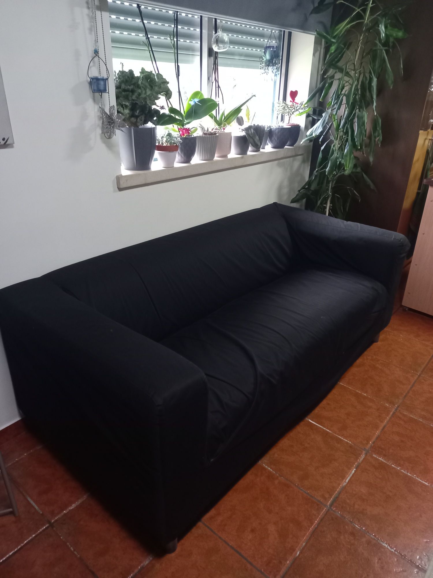 Sofá 3 lugares Ikea Klippan