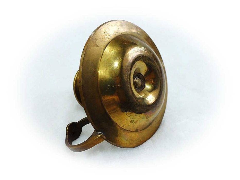 Stary świecznik z kagankiem 4cm z mosiądzu Mosiądz