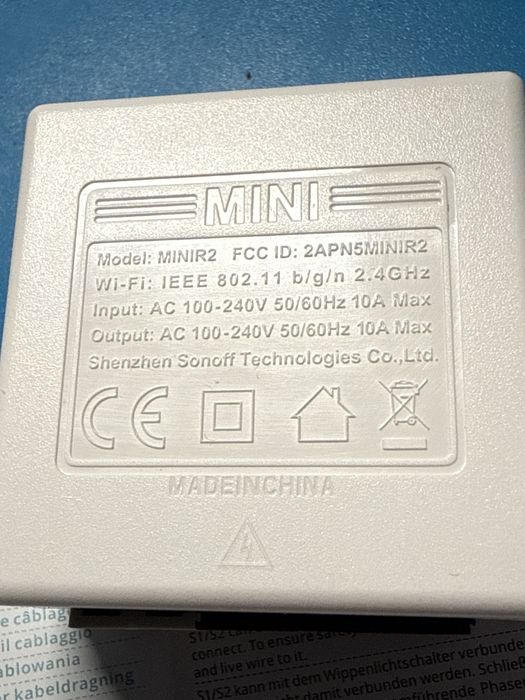 Sonoff wi-fi Smart switch