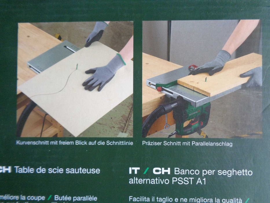 Parkside - Stół do wyrzynarki - blat roboczy 32 x 30 cm - nowy