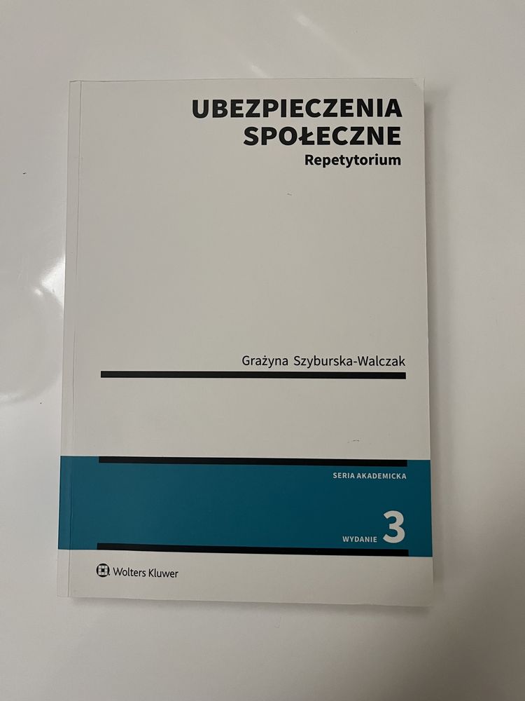 Ubezpieczenia społeczne repetytorium Szyburska-Walczak