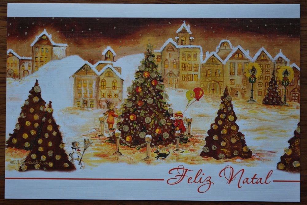 Cartões de Boas Festas (Face Dupla), Autocolantes Natal e Envelopes