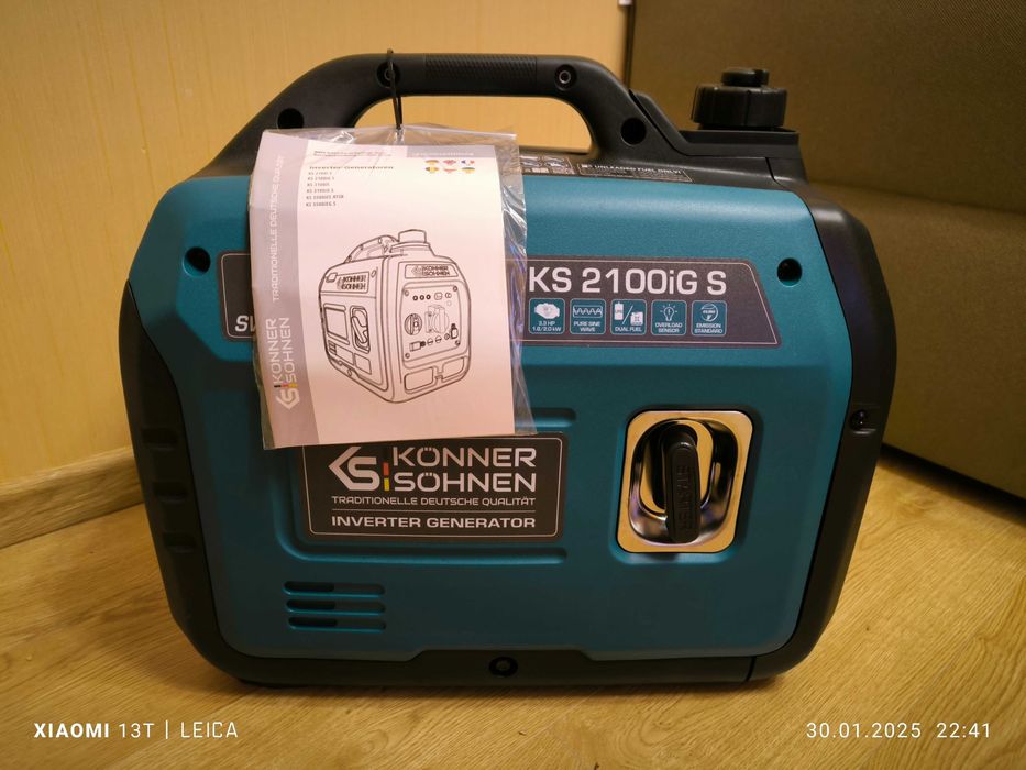 Інверторний генератор Газ/Бензин Konner & Sohnen KS 2100iG S