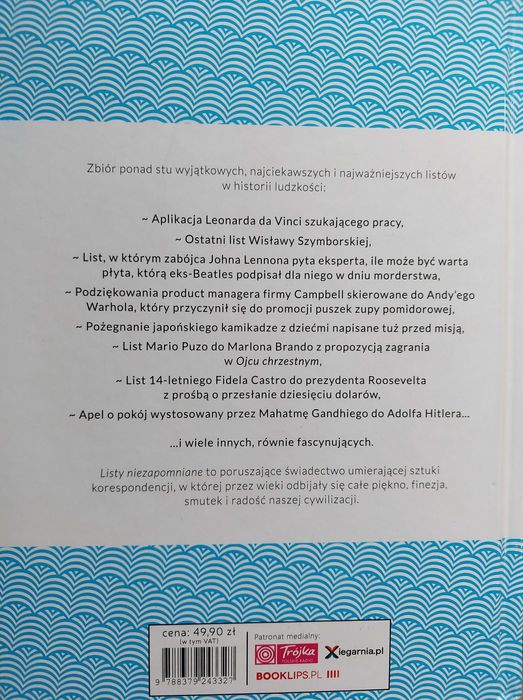 LISTY NIEZAPOMNIANE tom 1 i 2 - Shaun Usher