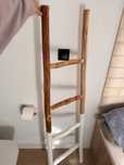 Anthroplogie White Dipped Ladder