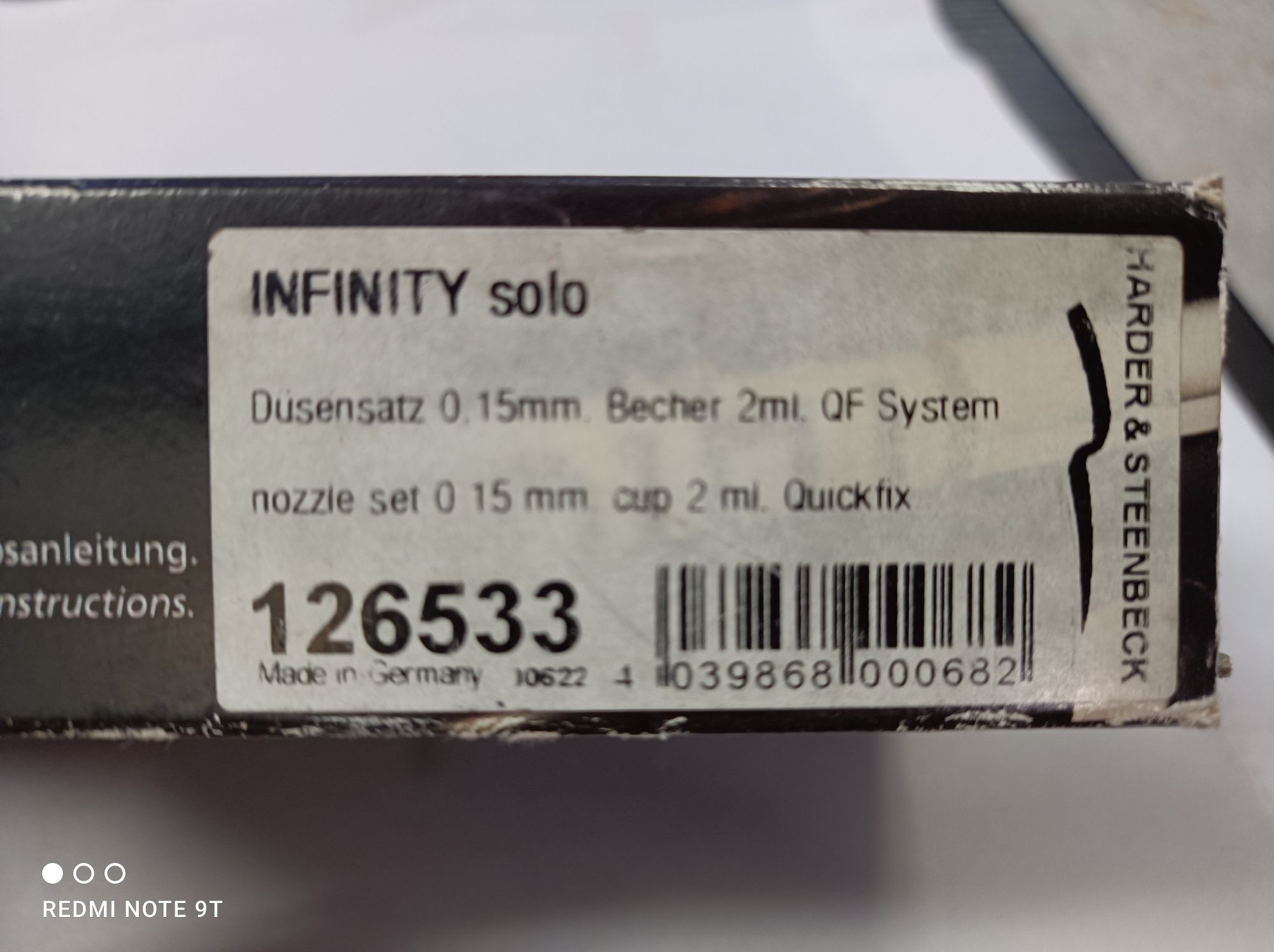 Aerograf Harder & Steebeck Infinity solo