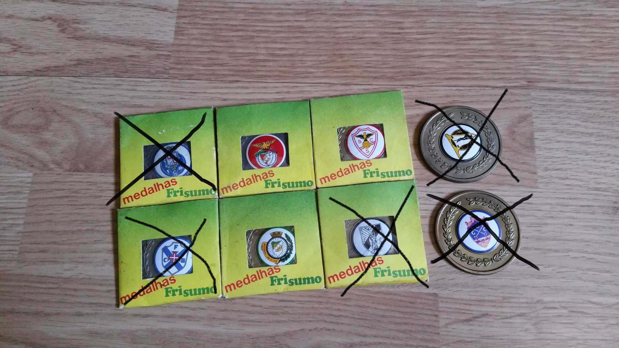 Medalhas de Clubes de Futebol na embalagem (Impec)