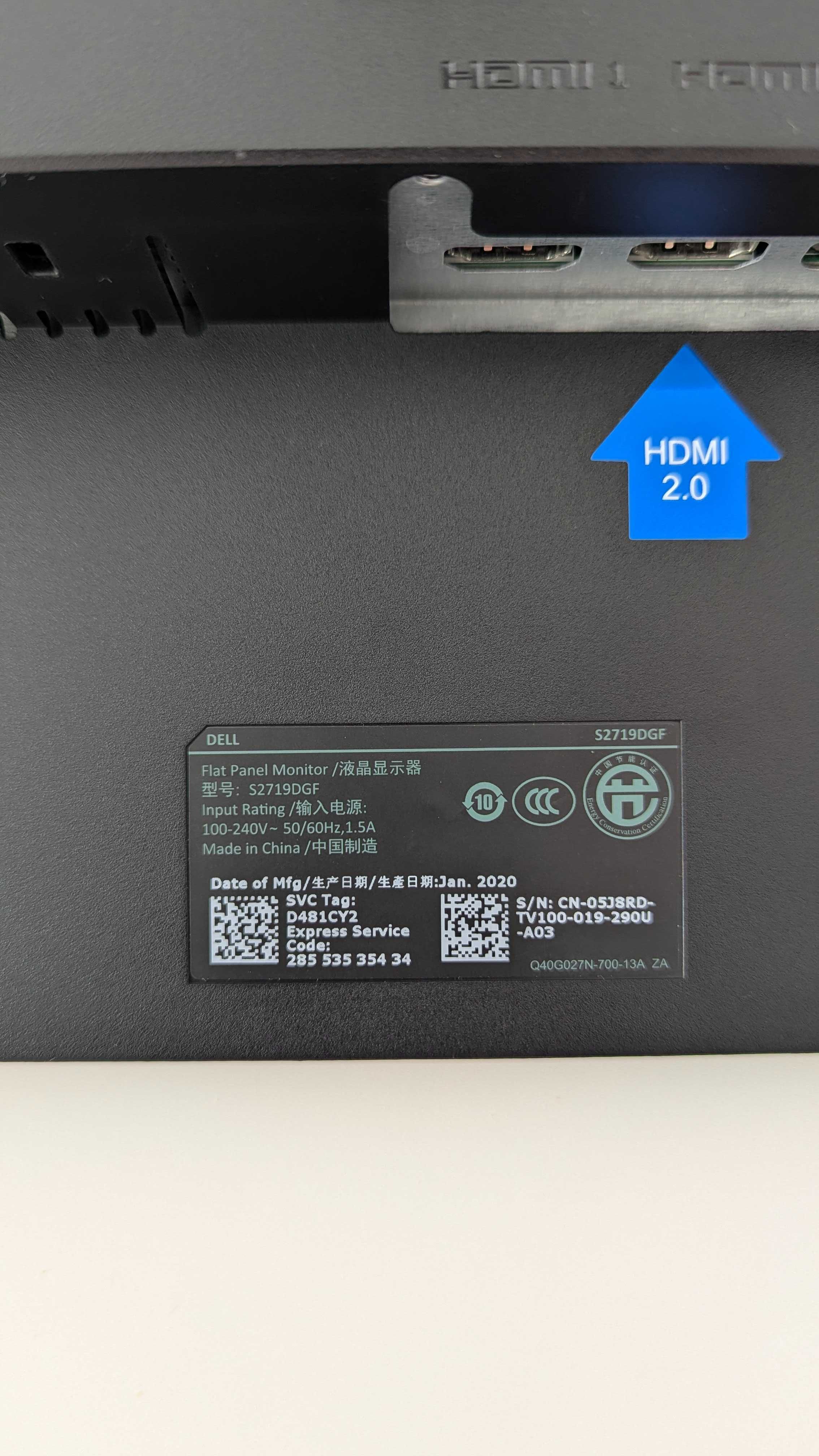 Monitor Dell S2719DGF 27" QHD 155 Hz 1 ms – Gaming Brilhante