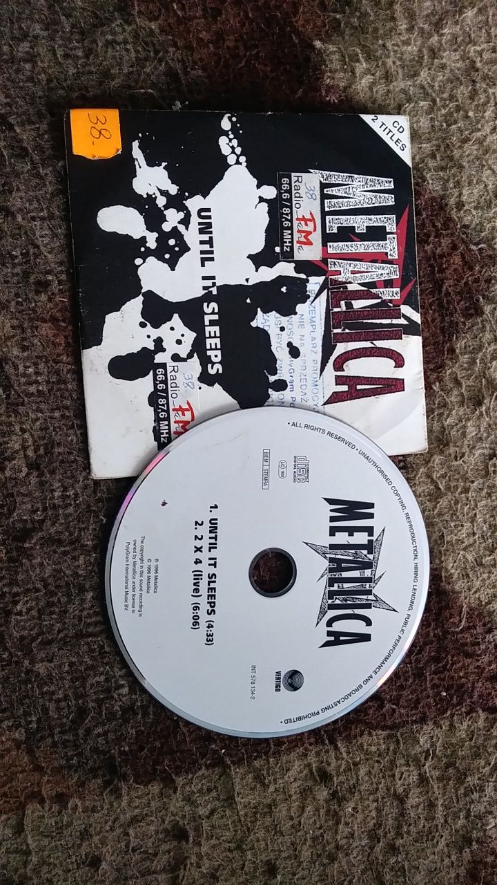 Metallica until it sleeps unikat płyta cd