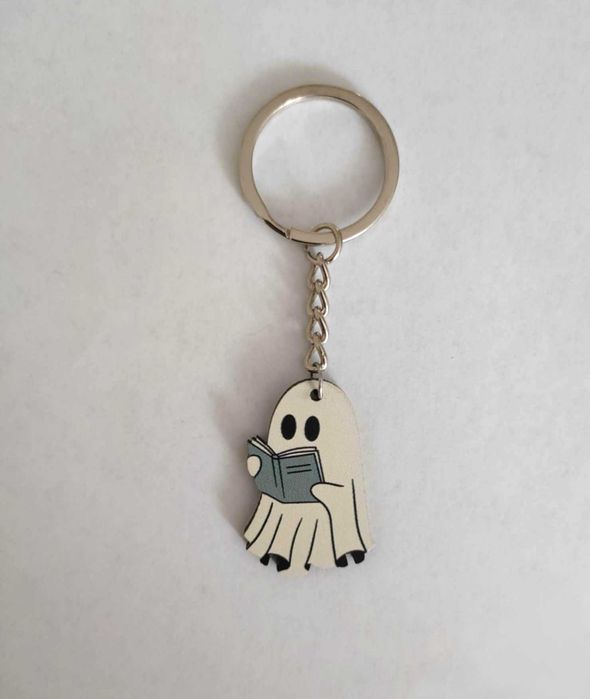 Duszek Czytelnik Brelok Dobry Duch książka Gadżet Prezent Książkoholik