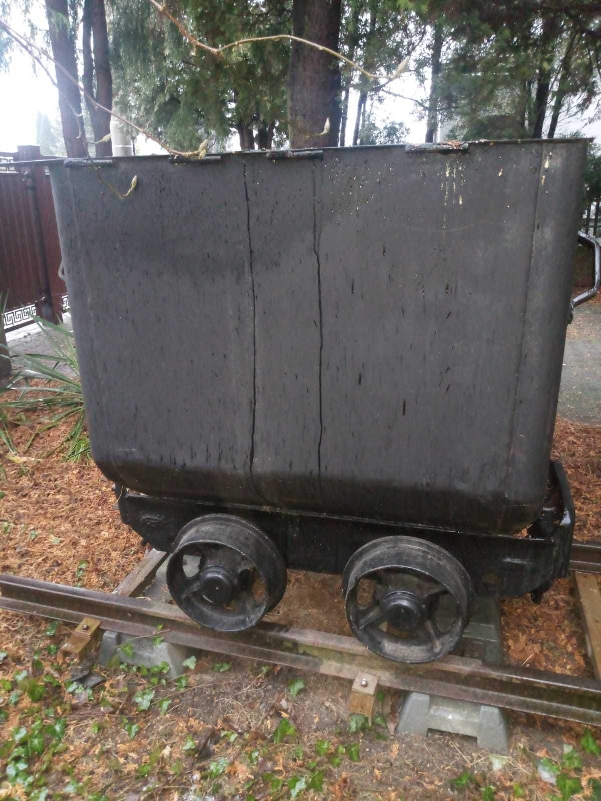 Wagonik koliba wózek kopalniany górniczy  po renowacji FV