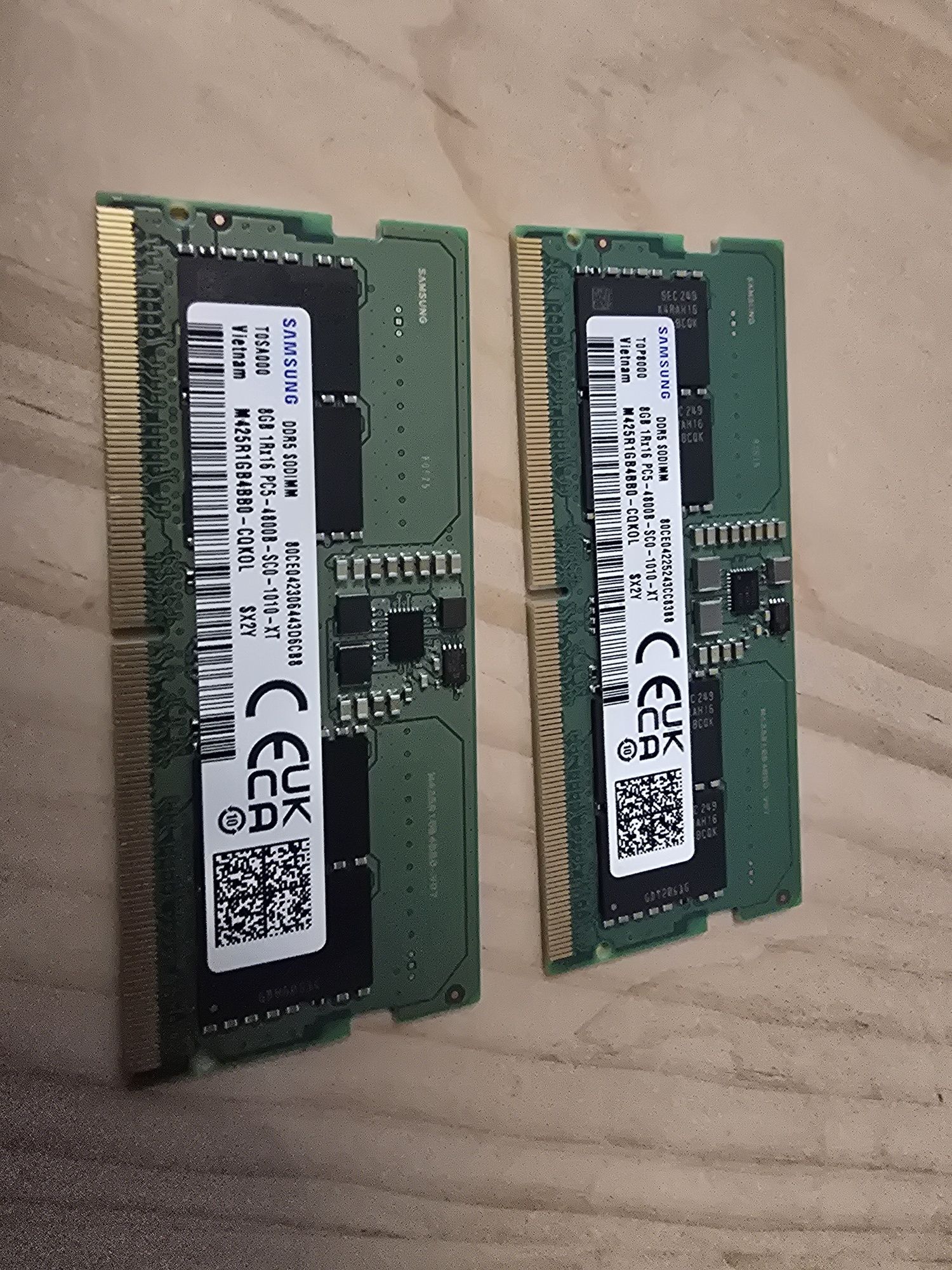 Pamięć RAM 16 GB (ddr5, 4800 MHz)