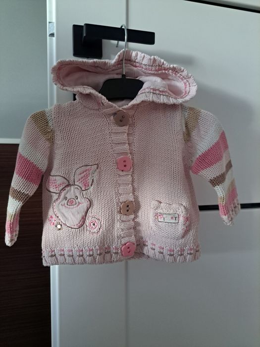 Sweterek sweter dla dziewczynki,  niemowląt 0- 3 miesiące