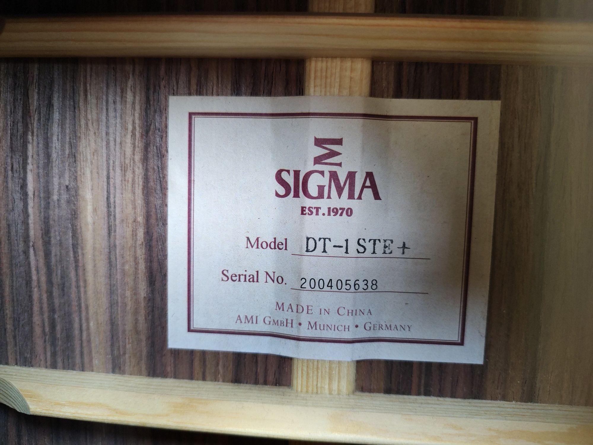 NOWA Sigma DT-1 STE+ gitara elektroakustyczna  Wspaniały instrument !!
