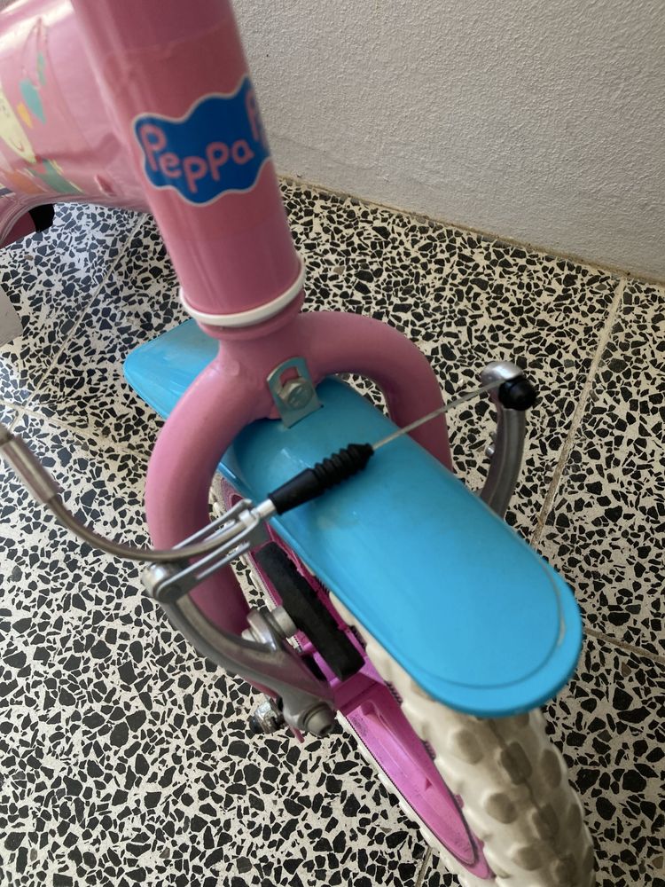 Bicicleta criança peppa pig