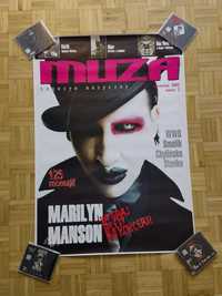 Marilyn Manson plakat 100x70 cm z 2003 roku unikat