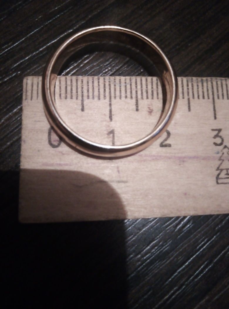 Кольцо обручальное мед золото Xuping  20 размер