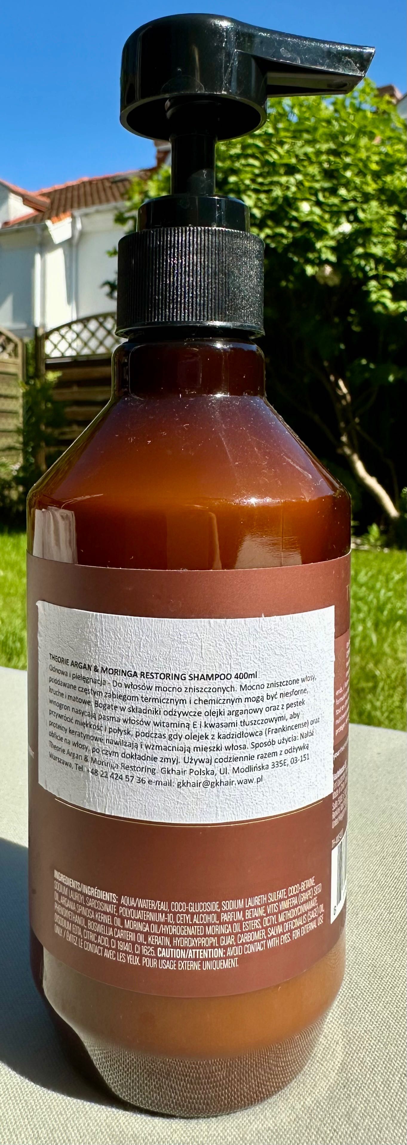 Theorie Sage Argan Oil szampon odbudowujący