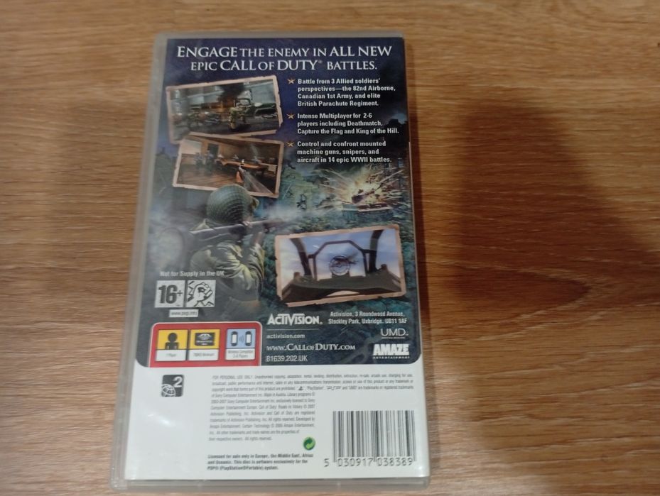 Call of duty Roads of Victory PSP