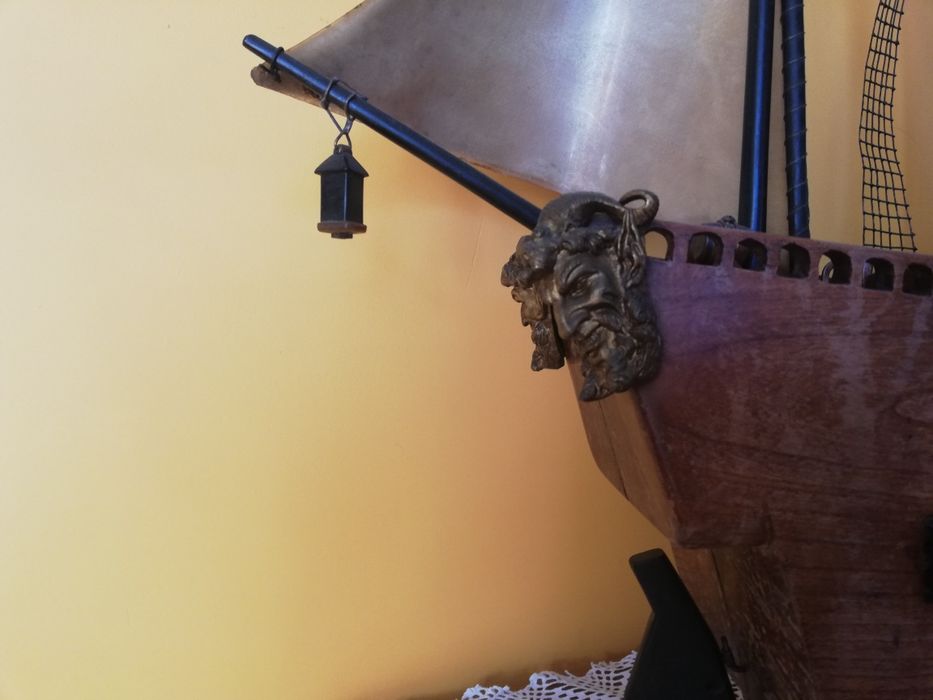 Bardzo stary Galeon Santa Maria duży ciężki