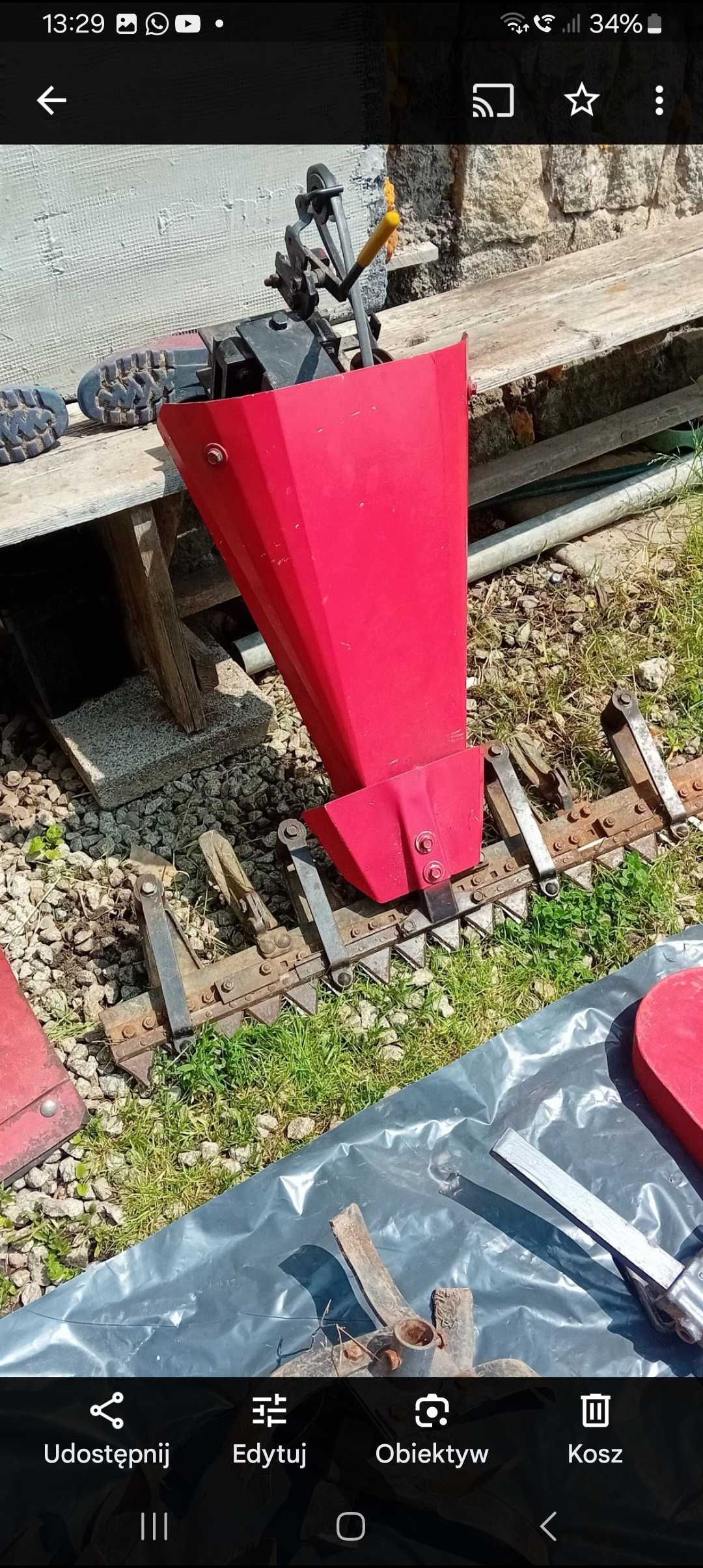 Glebogryzarka traktorek ogrodniczy