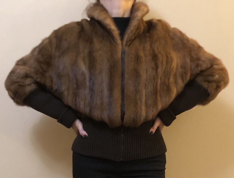 SALE! Норкова шубка сучасного крою  р-р универсальний. Автоледі