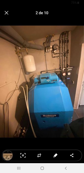 Caldeira de aquecimento central a gasóleo