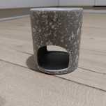 Kominek ceramiczny zapachowy na tea light szary