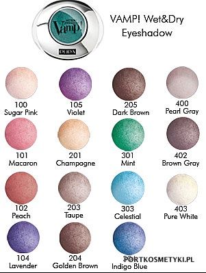 Pupa Vamp Wet&Dry eyeshadow cień do powiek 101 Macaron