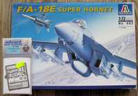 F/A-18E Super Hornet, Italeri, 1:72 + blaszki, nowy