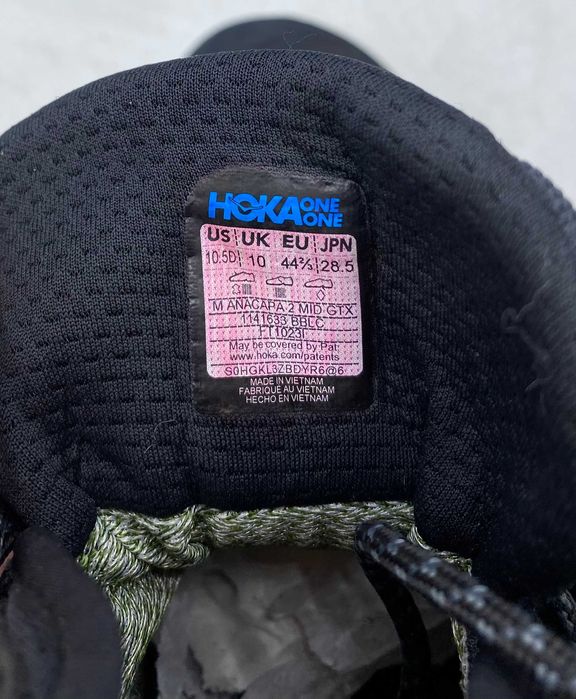 Черевики hoka anacapa 2 mid gore-tex (1141633-bblc) оригінал