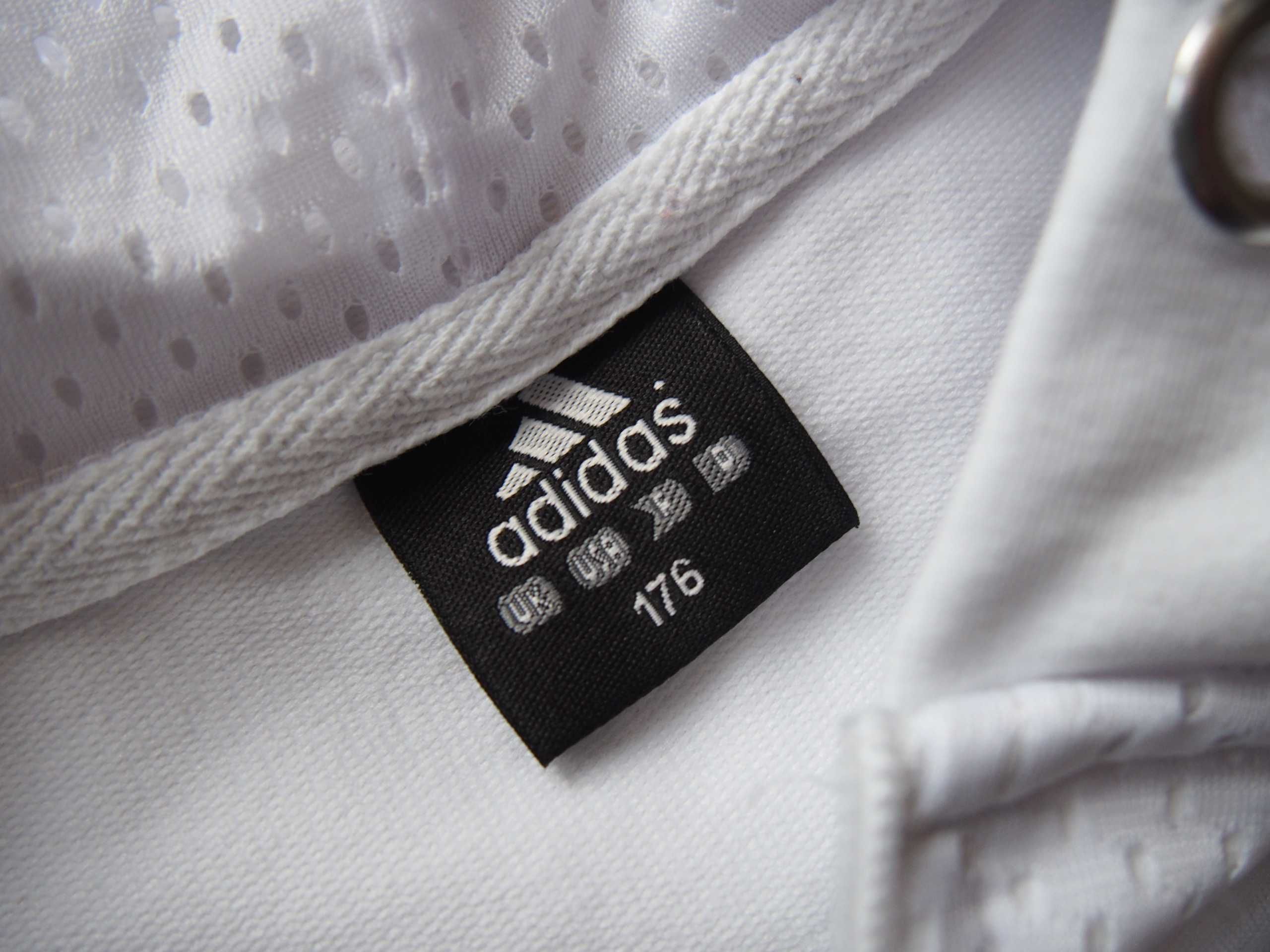 Bluza Adidas 128 cm dziewczynka biała