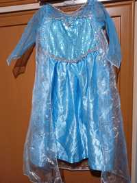 Холодное сердце Эльза костюм платье принцессы Эльзы снегурочки